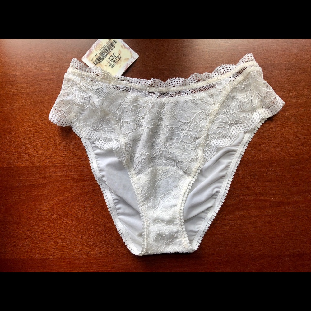 La Perla Moalizia Bianco Lace Panties Size 8